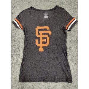 MLB San Francisco Giants Shirt‎ Women's Small Gray Logo *Read